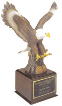 Engraved Eagle Award Eagle Trophy