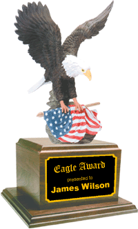 Engraved Eagle Award Eagle Trophy