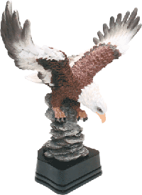 Engraved Eagle Award Eagle Trophy