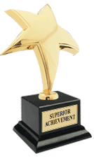 engraved trophy sport achievement recognition metal awards