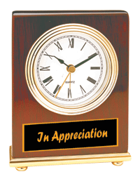Engraved gifts Engraved Desk Clocks Engraved Nameplates
