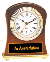 Engraved gifts Engraved Desk Clocks Engraved Nameplates