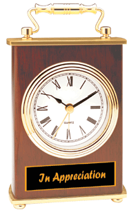 Engraved gifts Engraved Desk Clocks Engraved Nameplates