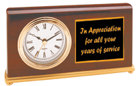 Engraved gifts Engraved Desk Clocks Engraved Nameplates