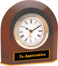 Engraved gifts Engraved Desk Clocks Engraved Nameplates