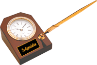 Engraved gifts Engraved Desk Clocks Engraved Nameplates