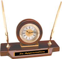 Engraved gifts Engraved Desk Clocks Engraved Nameplates