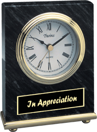 Engraved gifts Engraved Desk Clocks Engraved Nameplates