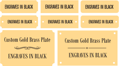 engraved brass plate engraved plaque engraved award