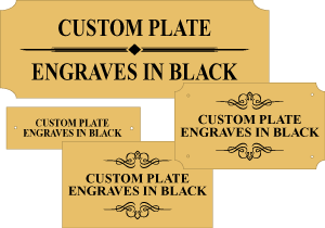 engraved brass plate engraved plaque engraved award